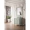 James Martin Vanities Brittany 30in Single Vanity, Sage Green w/ 3 CM Carrara Marble Top 650-V30-SGR-3CAR - alternate 2